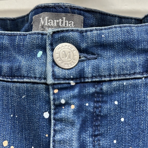 26WP JEANS PAINT SPLATTER MARTHA STEWART - Picture 2 of 11